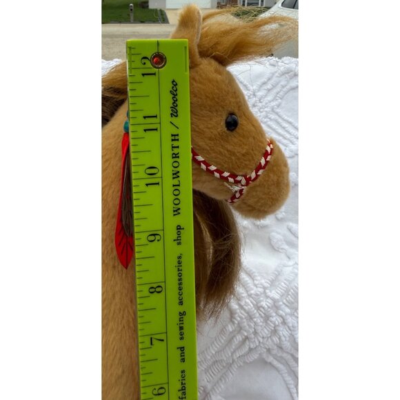 Cloud Dancer Indian Paint Horse Plush Stuffed Animal standing by Douglas feather - Picture 14 of 16